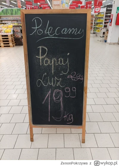 ZenonPokrzywa - #cenzopapa #papaj #auchan #owoce