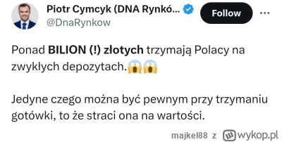 majkel88 - Ludzie w Polsce śpią na kasie. Czyli potencjal do wzrostu cen wciąż duży. ...