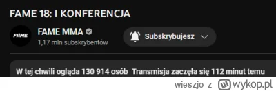 wieszjo - Tylko 130k na koniec 2 panelu na oficjalnym kanale XD Tak słabych wyników t...