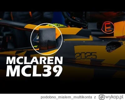 podobnomialemmultikonta - McLaren MCL39 - agresywna ewolucja: #echapadoku #f1 #kubica...