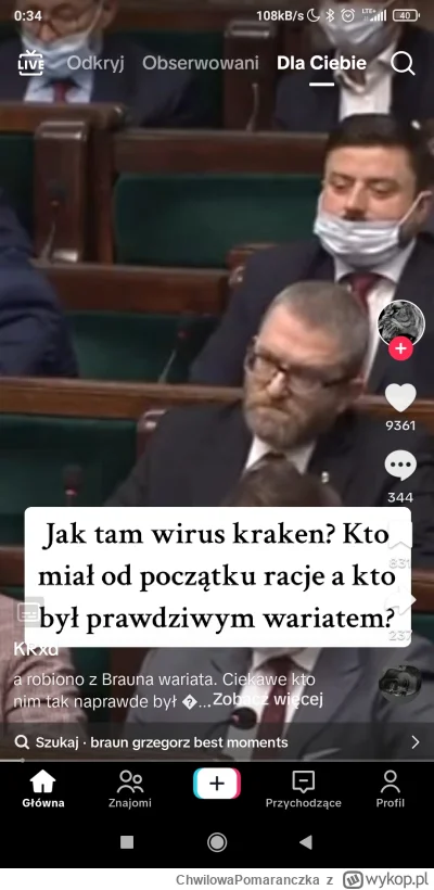 ChwilowaPomaranczka - co jak co, często się z konfederuskimi nie zgadzam, ale Braun m...