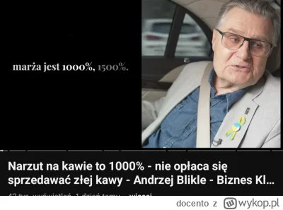 docento - No to już wiecie dlaczego w Europie kawa po 1€ a w Polsce kilkanascie złoty...