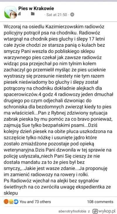 aberotryfnofobia - Za każdym razem jak krytykuję pisownię jakiegoś ułoma to spotykam ...