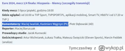 Tymczas0wy - Czekacie mocno na mecz Hiszpania - Niemcy?

To jestem tutaj po to żeby z...