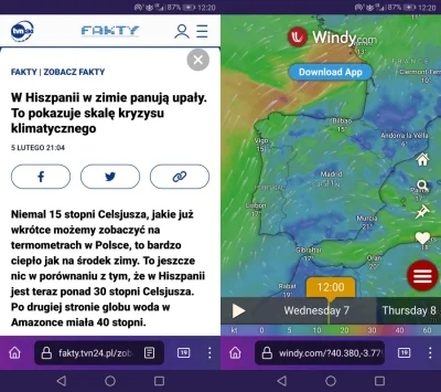 osetnik - >W Hiszpanii w zimie panują upały. To pokazuje skalę kryzysu klimatycznego
...