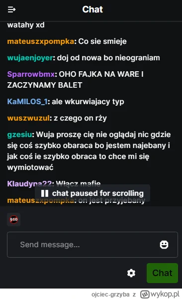 ojciec-grzyba - #famemma Odpaliłem sobie lajwa mlekołaka dla beki żeby sie pośmiac z ...