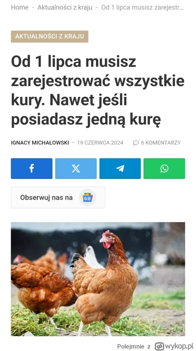 Polejmnie - Po nakrętkach przychodzi kolejna przełomowa i ważna regulacja. Od pierwsz...