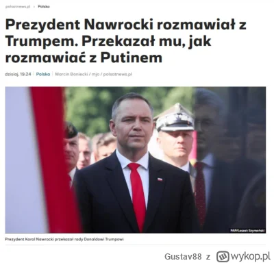 Gustav88 - Czyli już wiadomo skąd przyjazne uściski i czerwony dywan XD Ale klałn XD ...