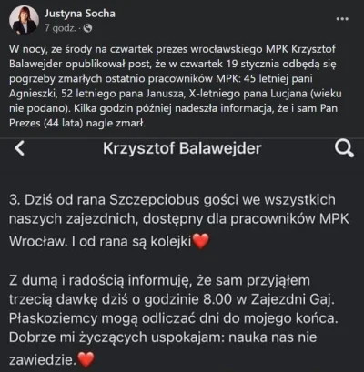 Tommy__ - Szury już znalazły sobie powód śmierci prezesa xD
#wroclaw #mpkwroclaw