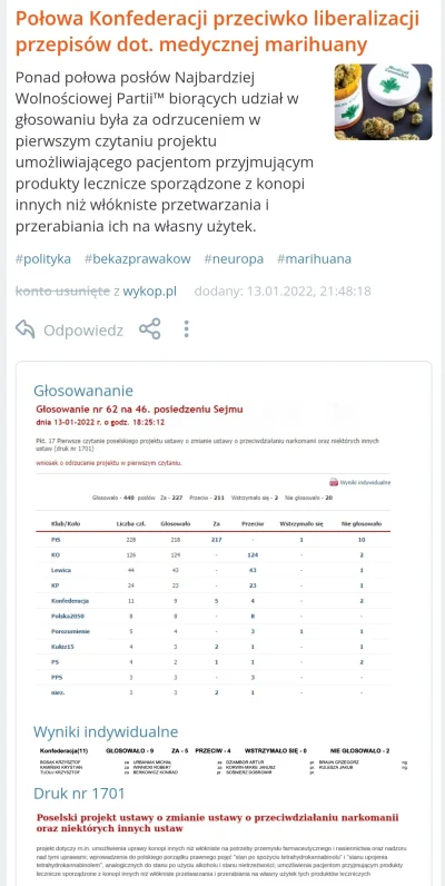 officer_K - >Konfederacja popiera legalizację marihuany do celów rekreacyjnyh

@Prost...