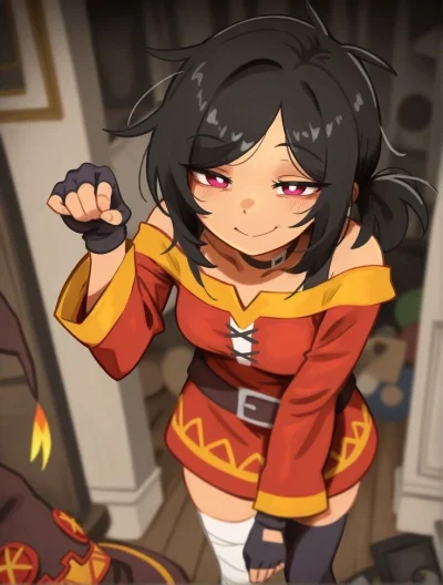 Miteora - #aiart #ai #ashleygraves #anime #megumin #konosuba #konosubarashiisekainish...