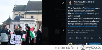 marian-stefan - Ambasador Izraela w Polsce już wrzucił zdjęcie z p0lką na twittera 
#...
