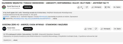 WojownikZbombasu - 2k ogląda hejtpark
22k czeka na wywiad z Prezydentem #kanalzero #k...