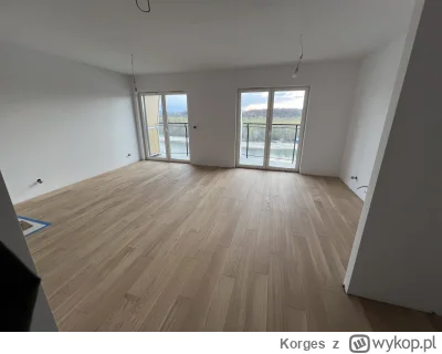 Korges - mieszkanie 6 piętro z widokiem na bajoro, wszystkie okna na zachód.
Lepiej z...