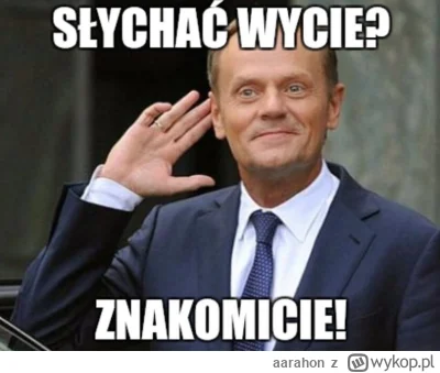 aarahon - @pogop: im bliżej władzy jest Tusk tym mocniej słychać wycie o rzeczy które...