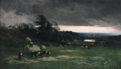 Loskamilos1 - Nadciągająca burza, autor to William Keith, a obraz powstał w roku 1880...