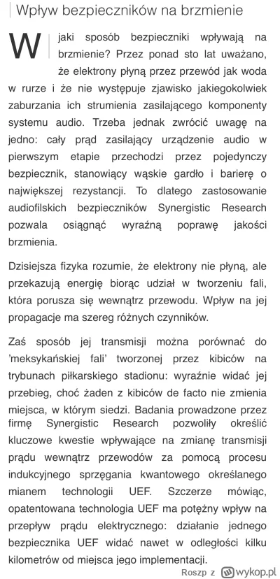 Roszp - Dlaczego bezpieczniki grajo?
Bo fala meksykańska, proszem pana, a ponadto ind...