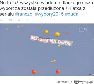 Lightwave - @chrupkizzupki: no bo Duda trzeciej kadencji nie może mieć