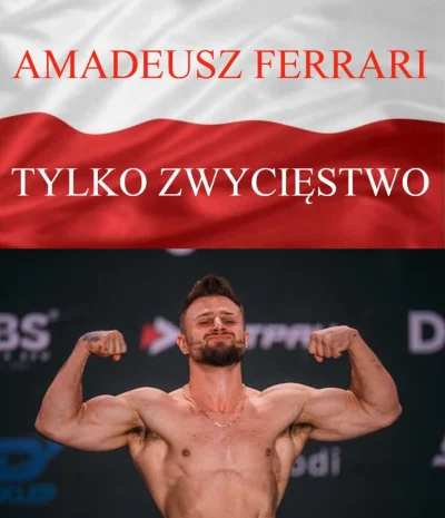alljanuszx - Już za kilka dni, każdy polski koneser frików kibicuje temu człowiekowi
...