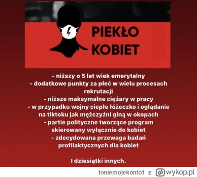 toniemojekonto1 - Z racji wypowiedzi Tuska , że nie będzie aborcji na życzenie bo nie...