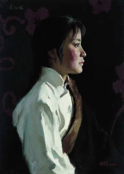 GARN - #sztuka﻿ ﻿#art #malarstwo #obrazy﻿ autor: Jin Shangyi | Tibetan woman When Zi ...