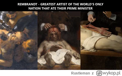 Rustleman - #napierala #holandia Z historii Holandii. Rembrandt - największy obok van...