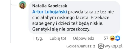 GoldenJanusz - niski p0lak przekazuje słabe geny 
niska p0lka przekaże same najlepsze...