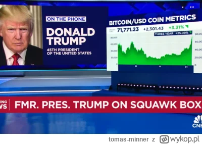 tomas-minner - Donald Trump nazwał Bitcoina „dodatkową formą waluty”
https://bitcoinp...