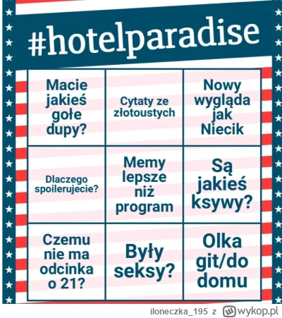 iloneczka_195 - #hotelparadise tagowe bingo