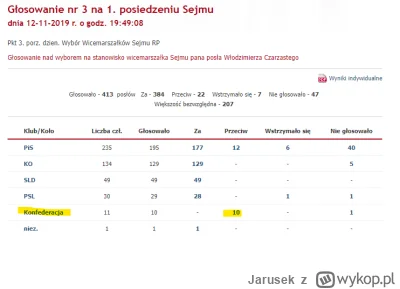 Jarusek - Konfa bez wicemarszałka? I bardzo dobrze! Oto jak ta faszystowska partyjka ...