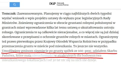 mickpl - Czytaj: planujemy umożliwić wyprzedaż najlepszych działek deweloperom za fra...