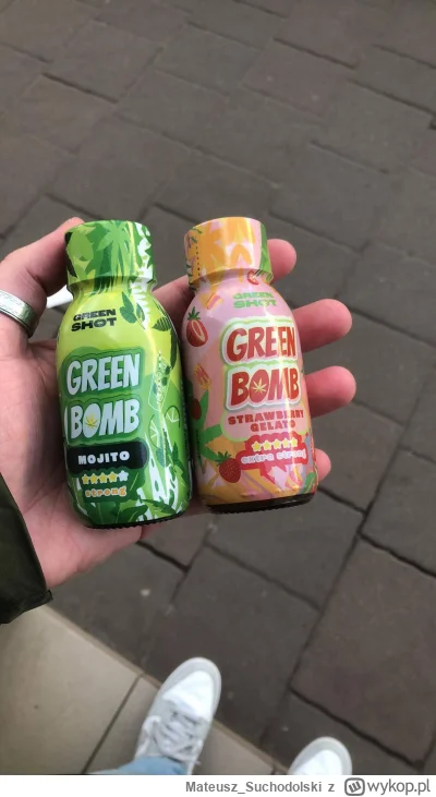 Mateusz_Suchodolski - Testowany był nowy shot konopny od Green Bomb - Strawberry Gela...