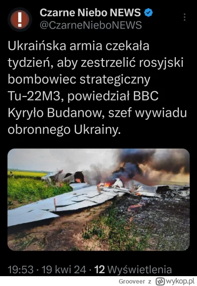 Grooveer - Ukraińcy polują na bombowce strategiczne Rosji
#wojna #ukraina #rosja