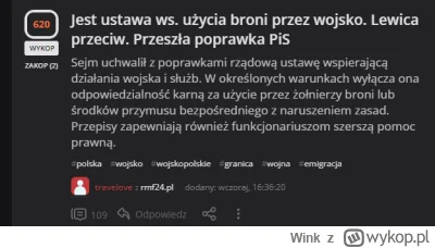 Wink - Jak to jest, że w kontekście tej ustawy w komentarzach jedzie się po Lewicy ja...