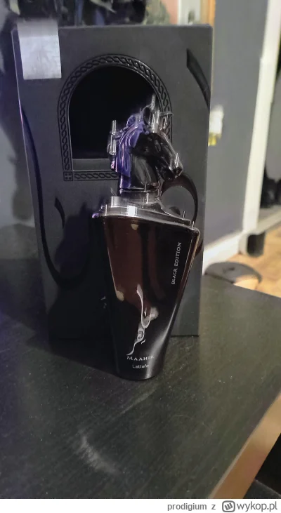 prodigium - #perfumy 

Sprzedam Lattafa Maahir Black 99/100 ml
50 zł + kw