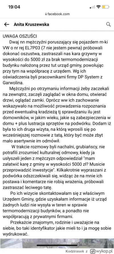 Kodzirasek - Zdjęcia w komentarzu.
#oszustwo #kradziez #polska #policja #prawo #oszuk...