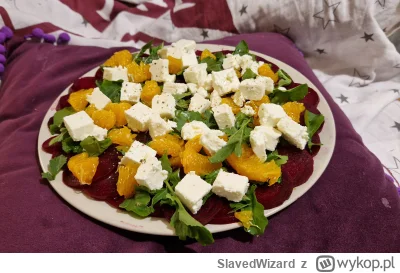 SlavedWizard - #gotujzwykopem #jedzenie #superfood 

Carpaccio z pieczonego buraka z ...