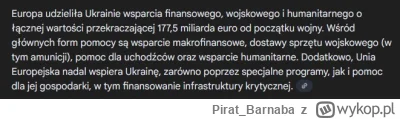 Pirat_Barnaba - >Małe przekłamanie. Ukraina walczy za polskie pieniądze. Tak powinno ...