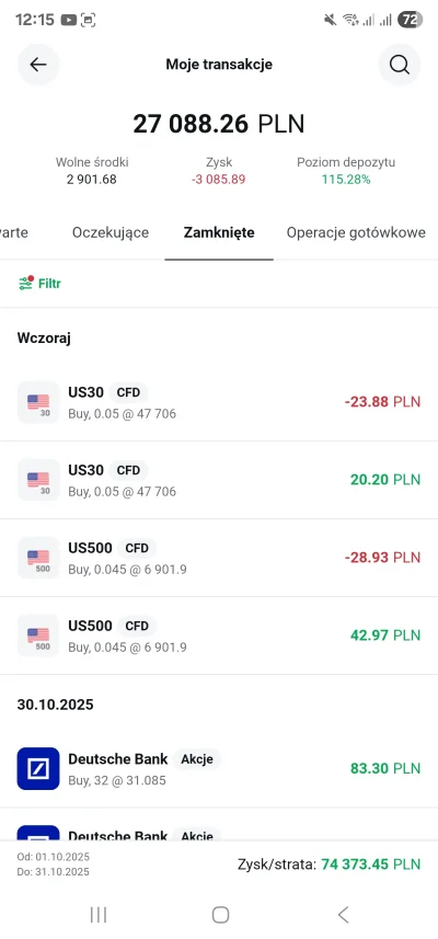 DoktorMorela - #comiesiecznyraport
#cfd

Jak widać jest tam tez DB. Spieniezylem czes...