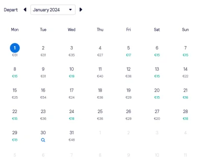 TeKNoRbErT - @Ogau: Bo nie umiesz szukać :D tutaj ceny za Styczeń w jedną strone