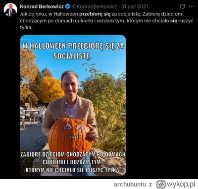 archubuntu - W tym roku chyba trochę przegiął z tym przebieraniem ( ͡° ͜ʖ ͡°)

#hehes...