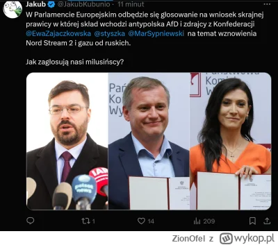 ZionOfel - Trzeba patrzyć na ręce Karynie i innym ruskim pachołkom z konfederosji. ( ...