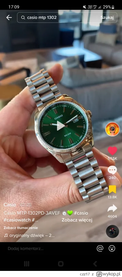 czz17 - #zegarki

Czy ta bransoleta to jakaś oryginalna wersja od Casio? Jeżeli nie t...