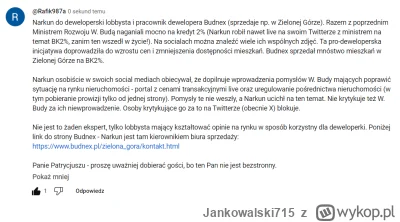 Jankowalski715 - Lobbysta Narkun dzisiaj w didaskaliach na YT u Patrycjusza Wyżgi. Pr...