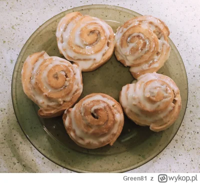 Green81 - Od zeszłego roku chodziły za mną cinnamon rolls, czyli cynamonki. Trochę si...