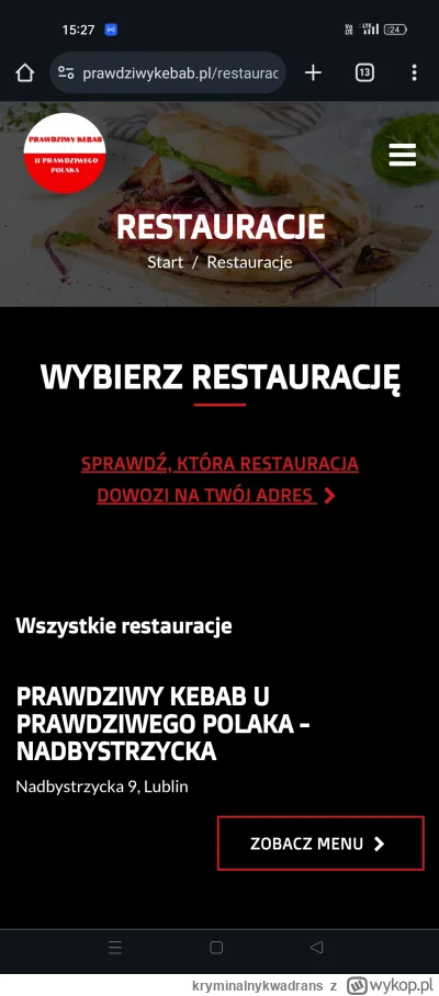 kryminalnykwadrans - Próba zniszczenia Prawdziwego Kebaba od Prawdziwego Polaka!