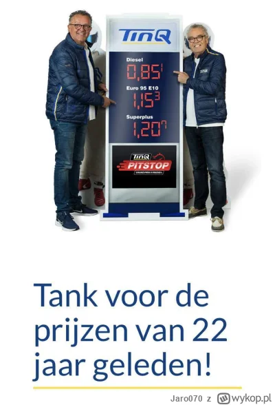 Jaro070 - Dla porównania dzisiejsza promocja na paliwo w Holandii. Ale tylko na 22 st...