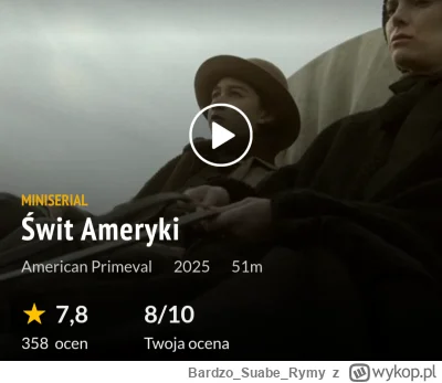 BardzoSuabeRymy - #netflix #seriale #western

MNIAM

+ dziki zachód 
+ brak woke 
+ B...