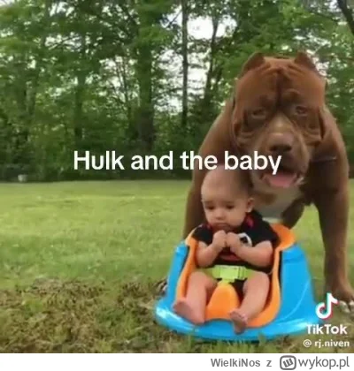 WielkiNos - Psiarz dręczy biedne przestraszone dziecko sapiącym nad nim gigantycznym ...