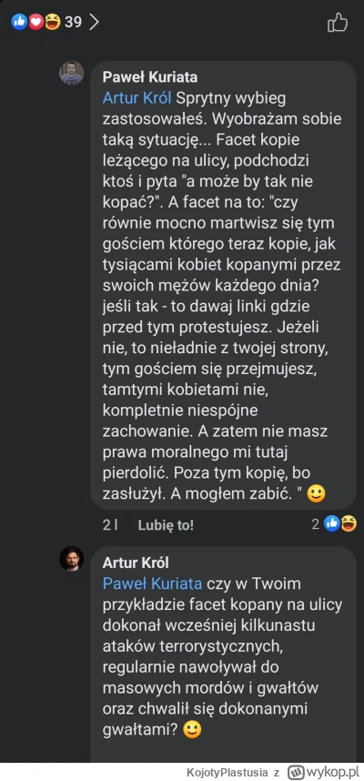 KojotyPlastusia - #przegryw 
Artur Król, dzbanie.
Czy każdy człowiek, który ma proble...